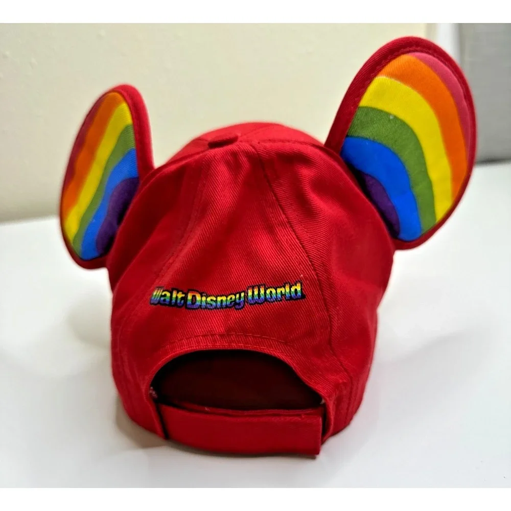 Walt Disney World‎ Mickey Mouse Ears Baseball Cap Rainbow PRIDE Collection Hat